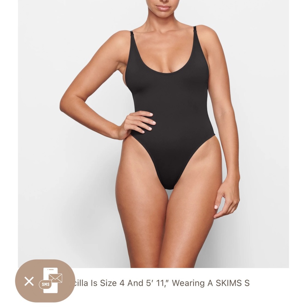 SKIMS Black Women's One Piece Swimsuit